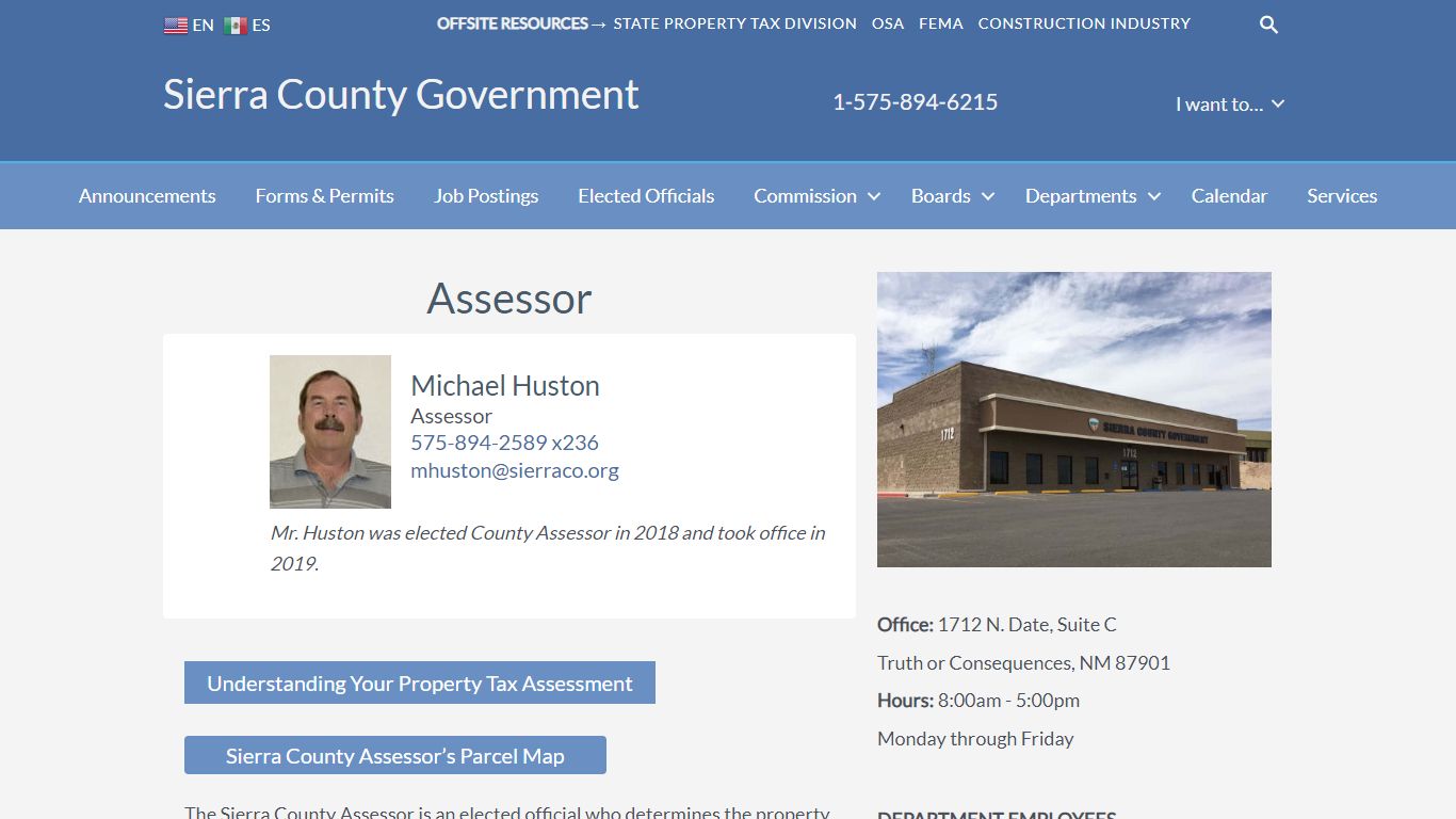 Sierra County Government › Assessor